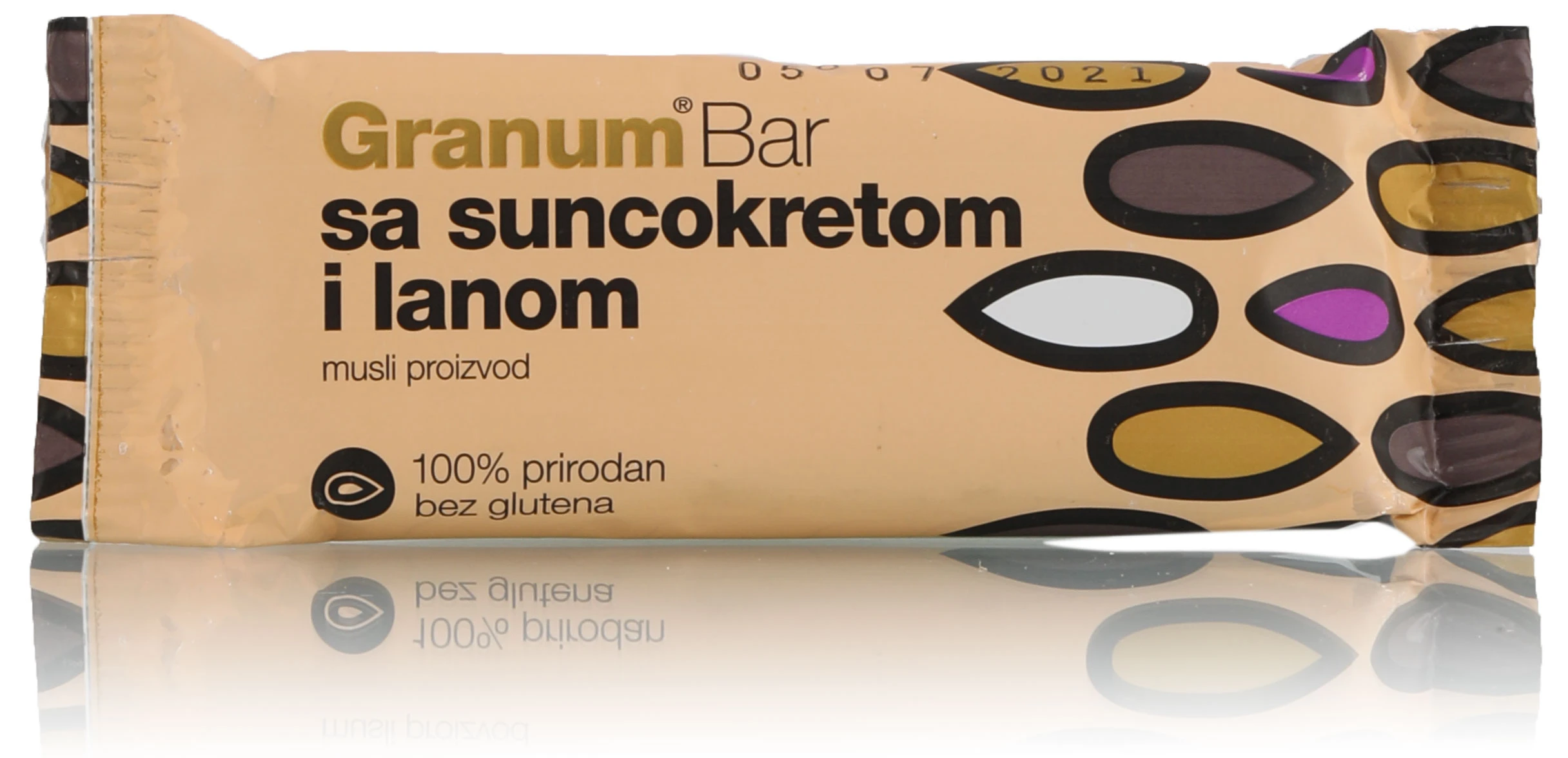 Energetska štanglica - bar sa suncokretom i lanom 30 g Granum